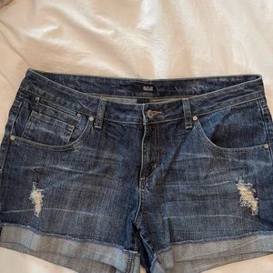 Denim shorts